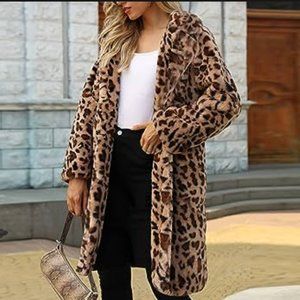 VICI Leopard Faux Fur Teddy Jacket Coat Cheetah Always Stylish Blogger Favorite